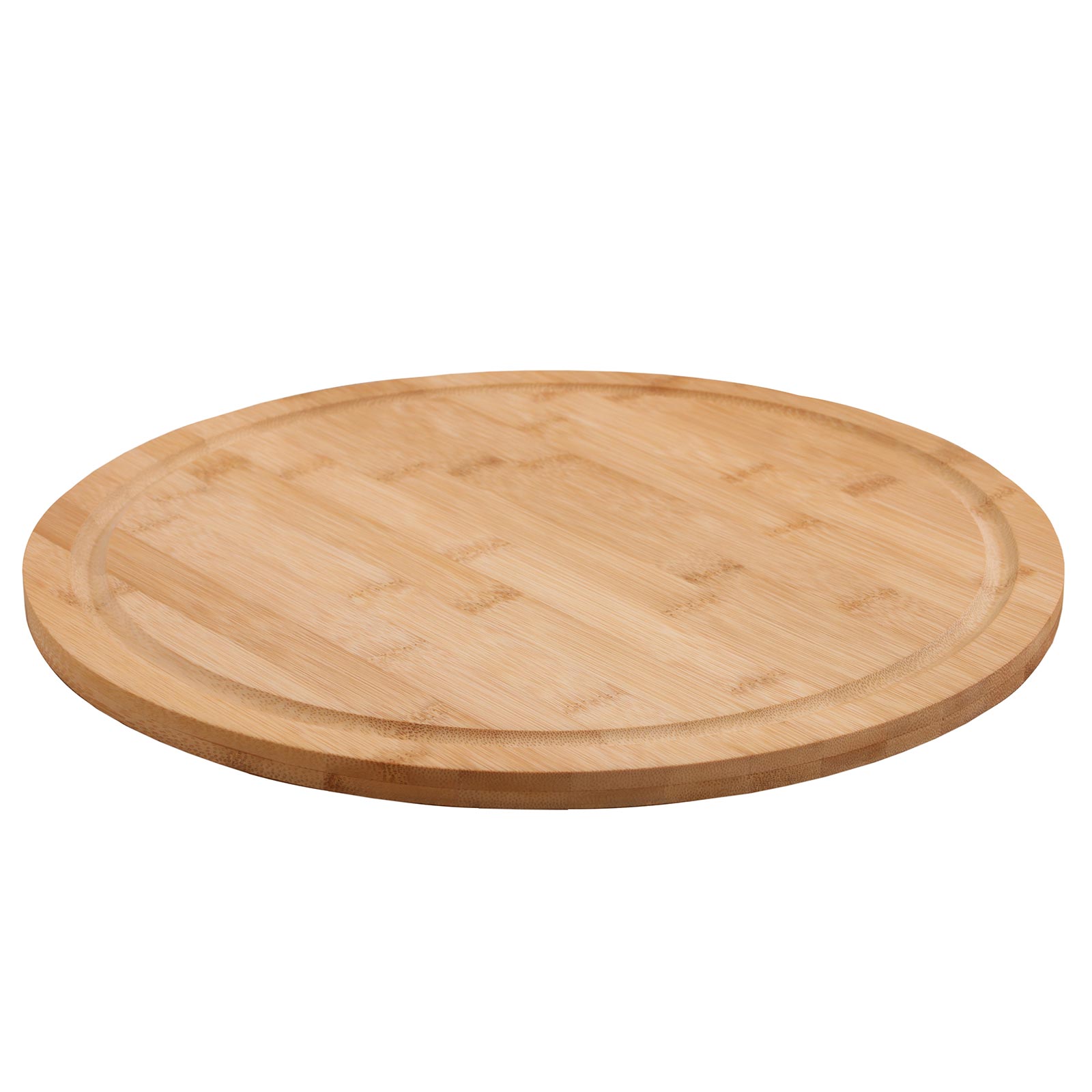Schneidebrett - Bambus natur matt - Ø 34,5 cm