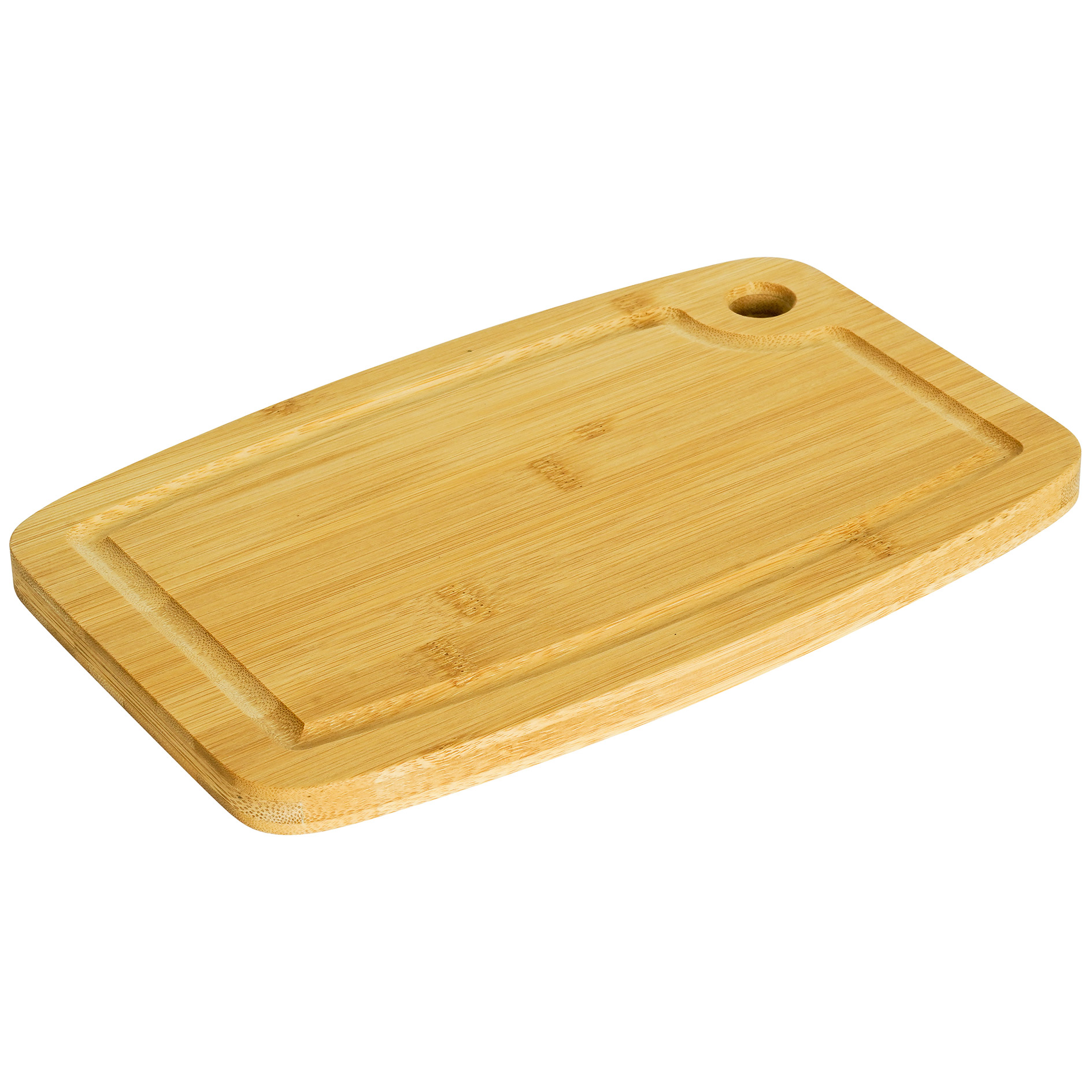 Schneidebrett - natur - Bambus - 28x18 cm