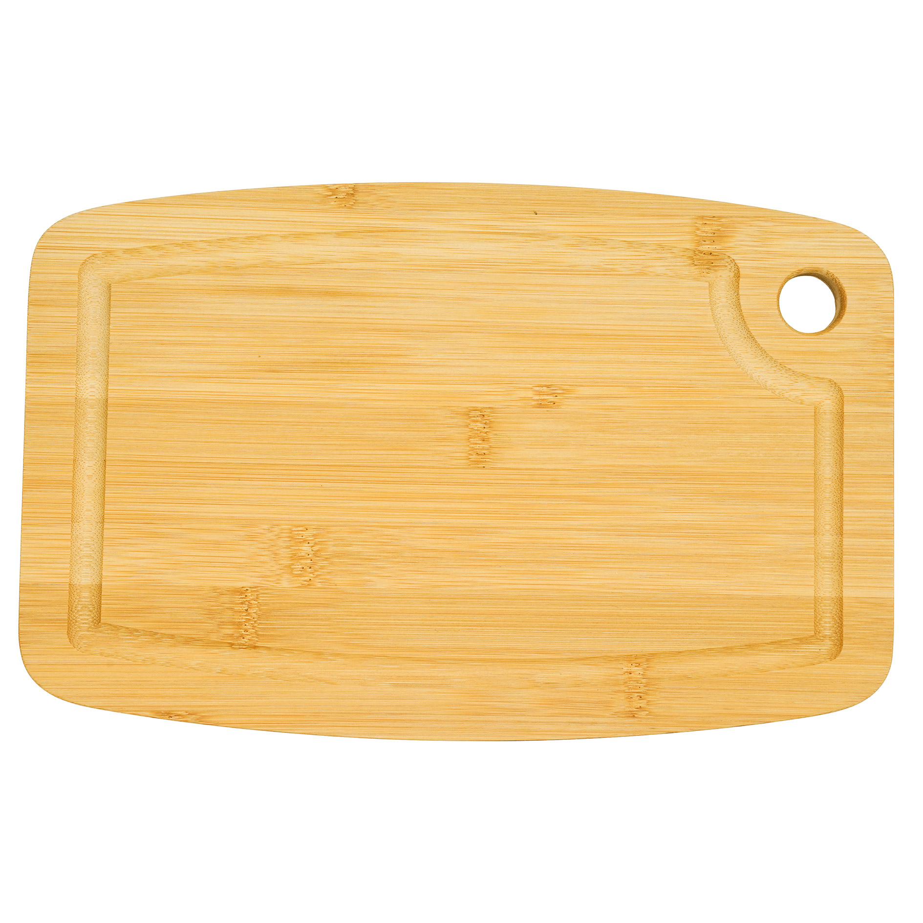 Schneidebrett - natur - Bambus - 40x30 cm