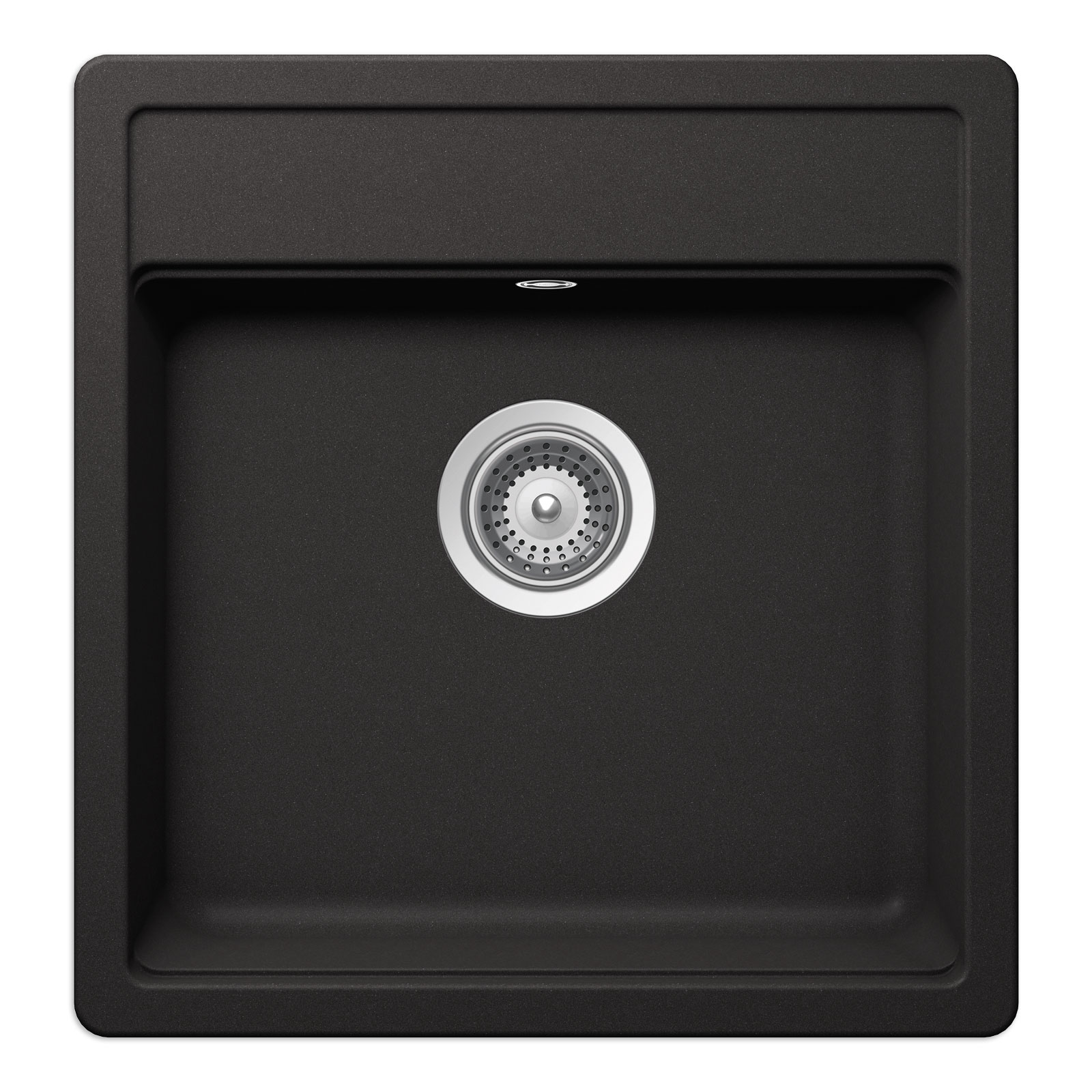 SCHOCK Einbauspüle CRISTALITE NEMO N-100S - Nero - 49x51 cm
