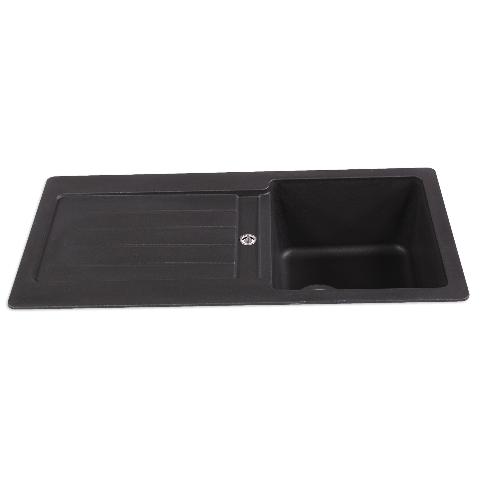 SCHOCK Einbauspüle CRISTALITE TYPOS D-100S - Onyx - 86x43,5 cm