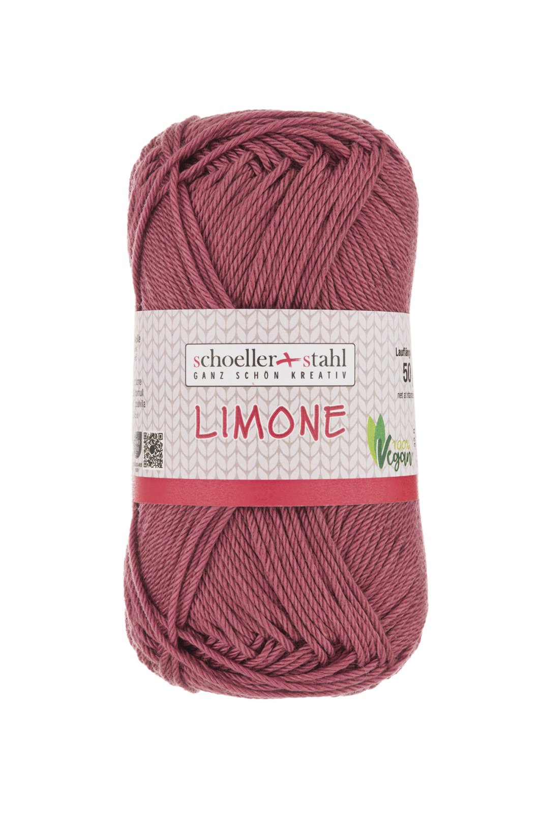 Schoeller und Stahl Baumwollgarn LIMONE - altrot - 50g