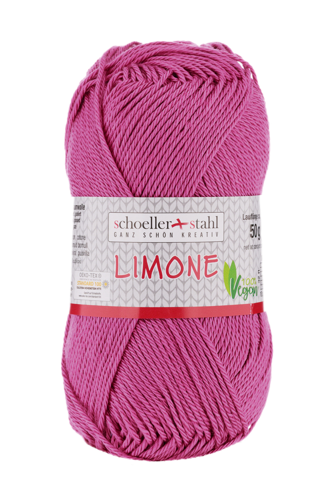 Schoeller und Stahl Baumwollgarn LIMONE - anemone - 50g