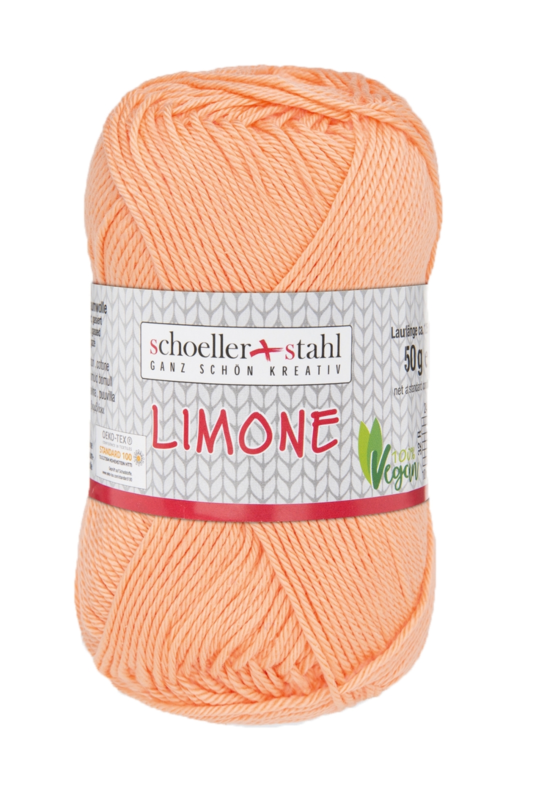 Schoeller und Stahl Baumwollgarn LIMONE - apricot - 50g