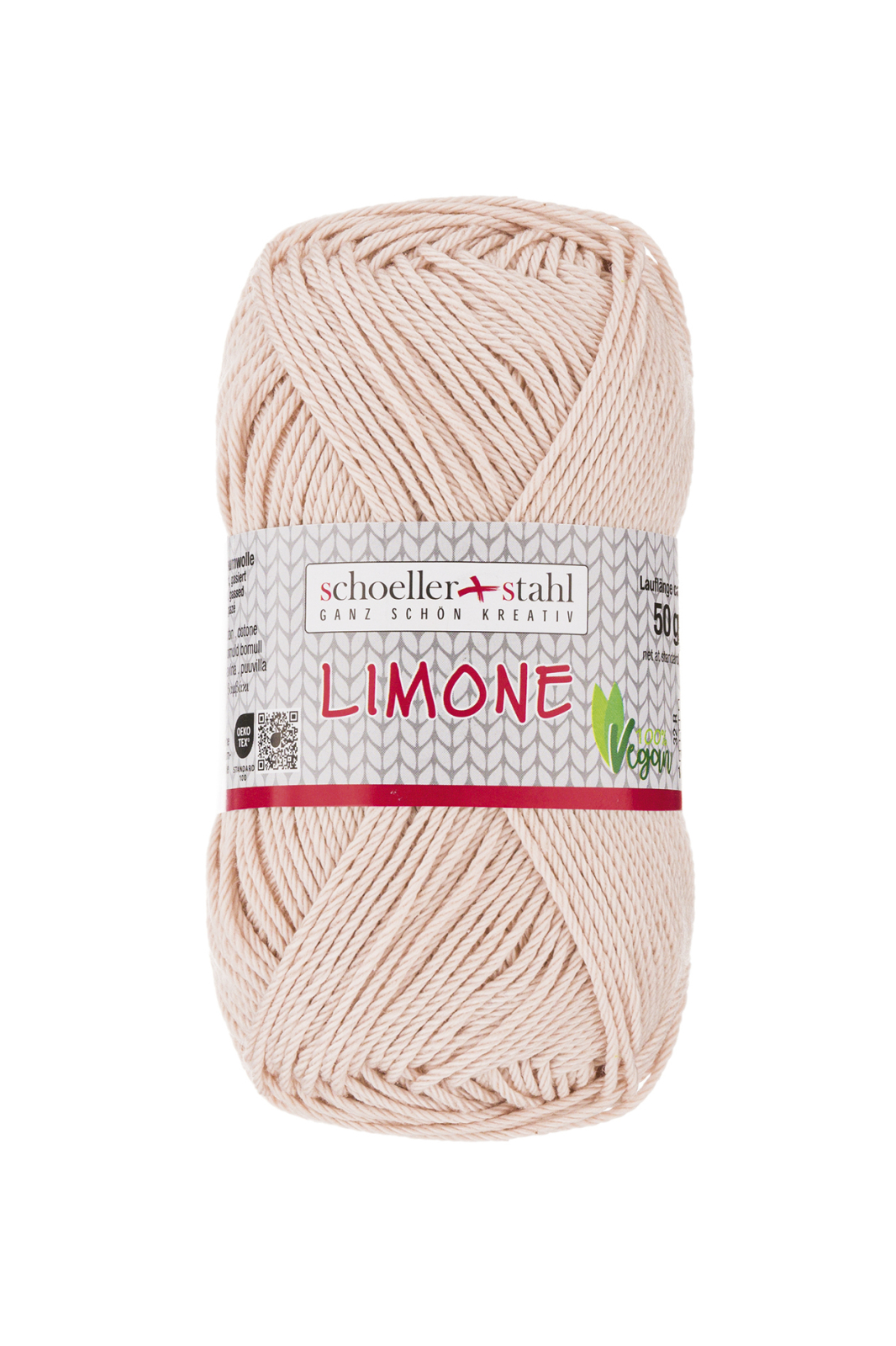 Schoeller und Stahl Baumwollgarn LIMONE - eierschale - 50g