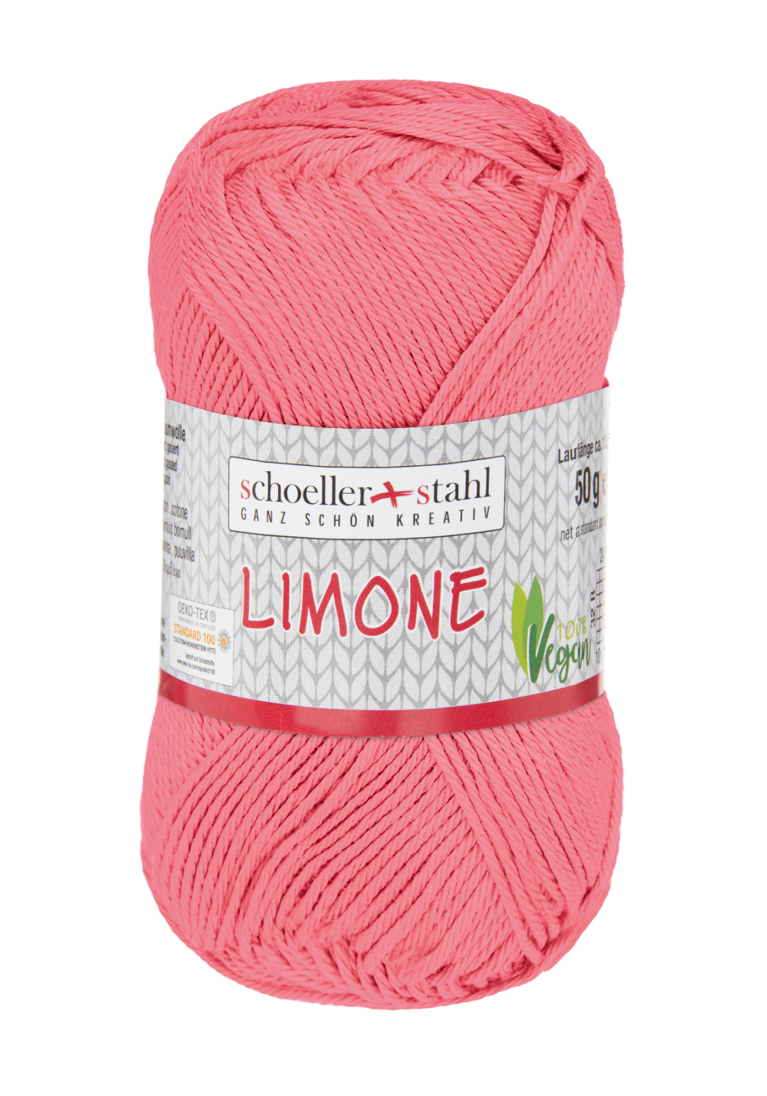 Schoeller und Stahl Baumwollgarn LIMONE - flamingo - 50g