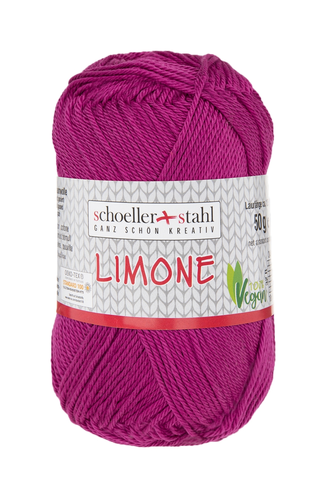 Schoeller und Stahl Baumwollgarn LIMONE - fuchsie - 50g