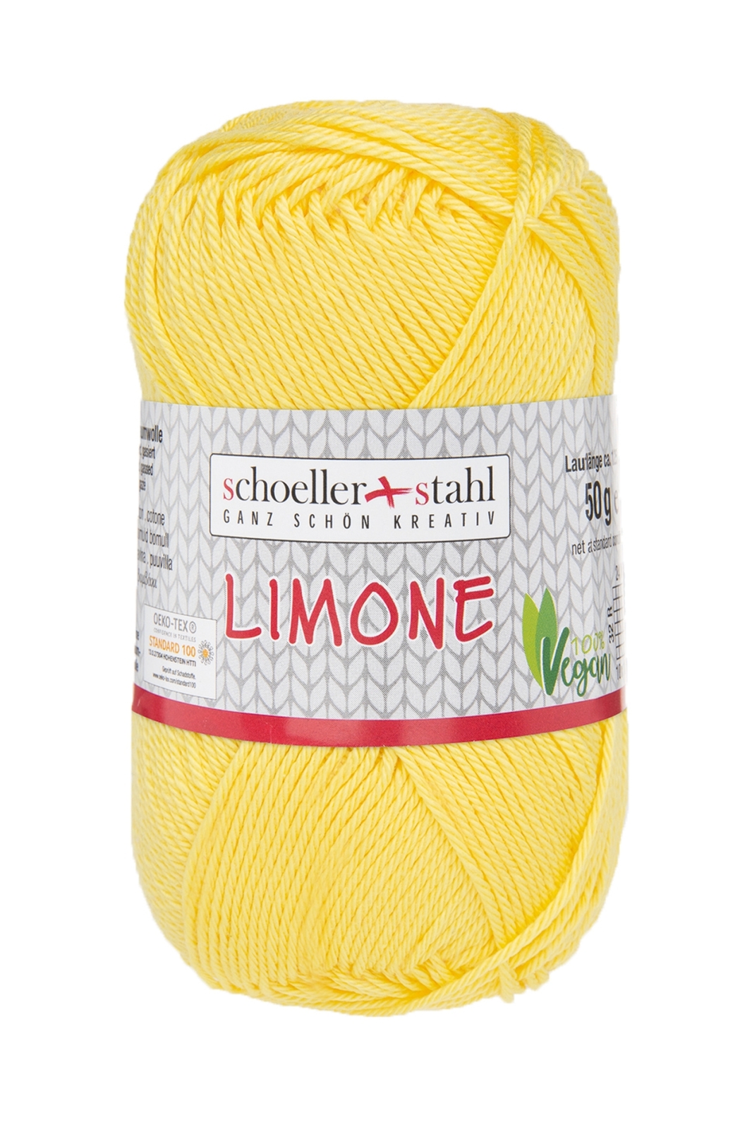 Schoeller und Stahl Baumwollgarn LIMONE - gelb - 50g
