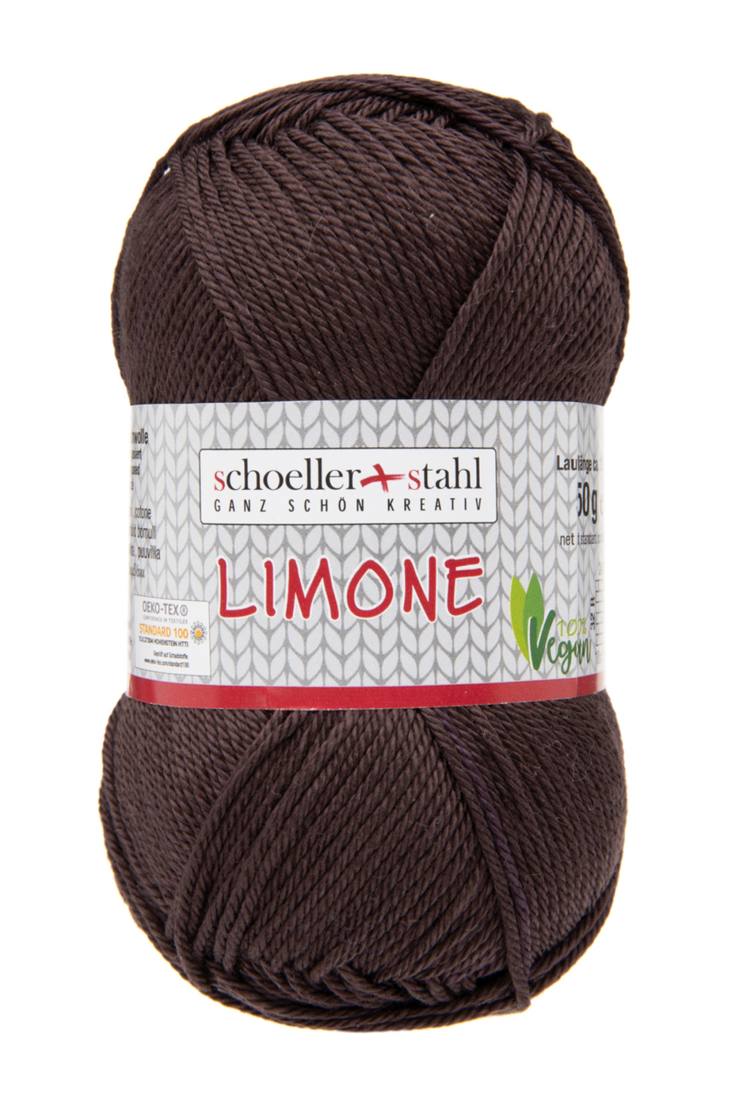 Schoeller und Stahl Baumwollgarn LIMONE - kaffee - 50g