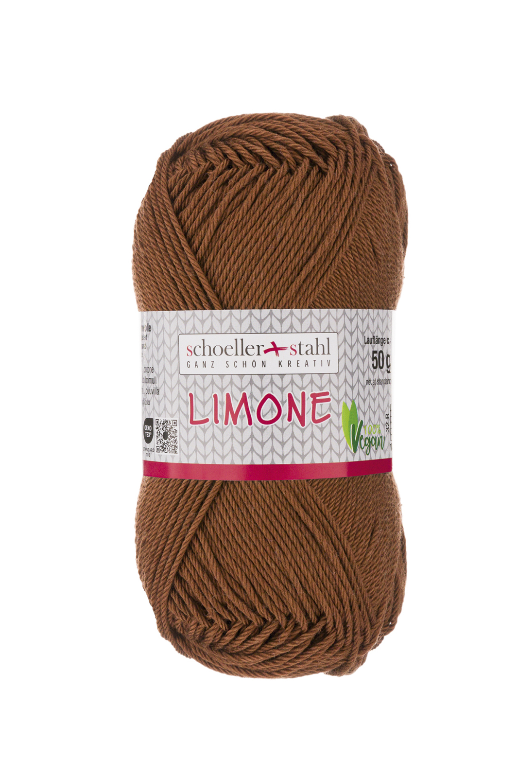 Schoeller und Stahl Baumwollgarn LIMONE - kastanie - 50g