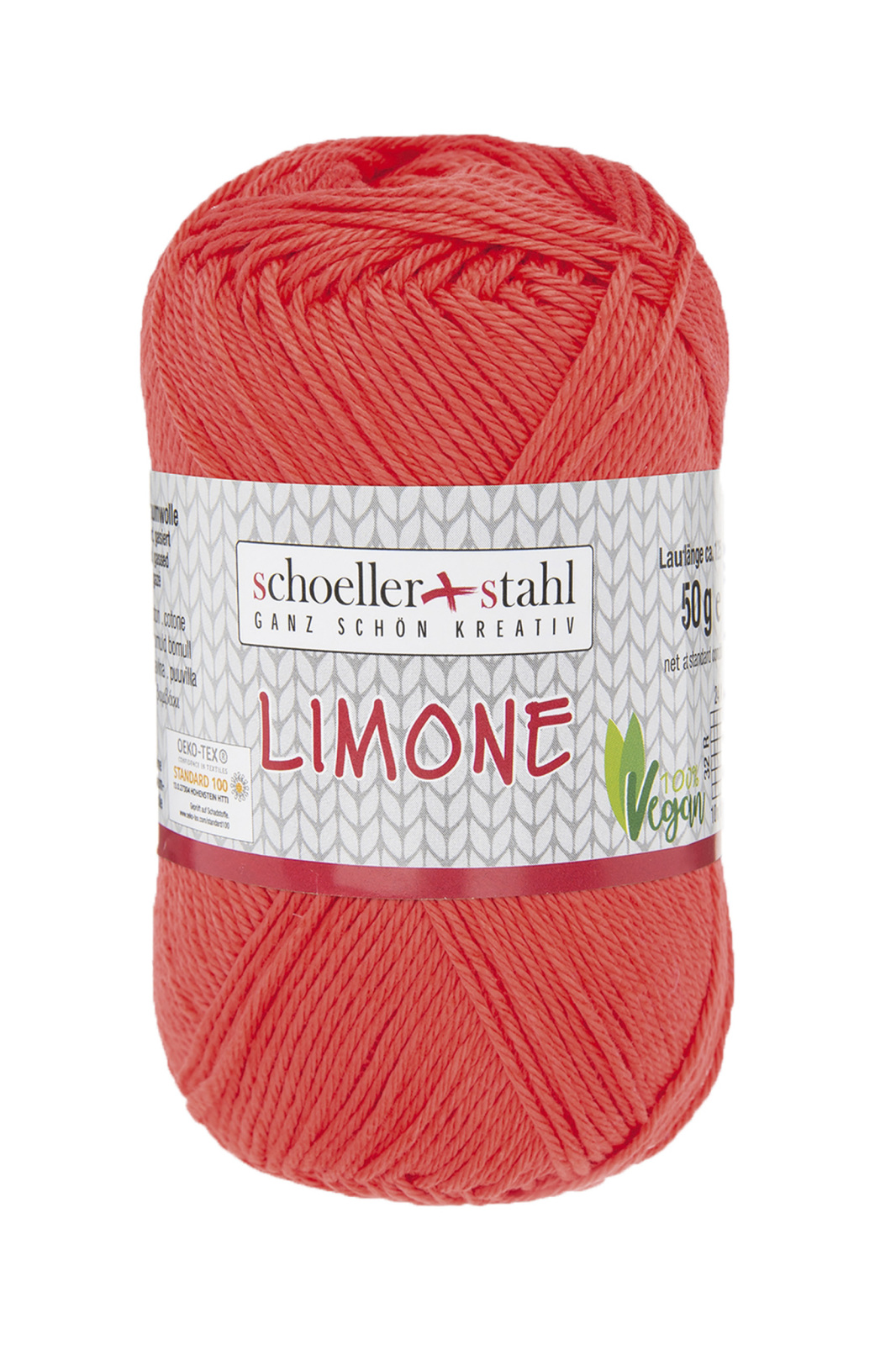 Schoeller und Stahl Baumwollgarn LIMONE - koralle - 50g