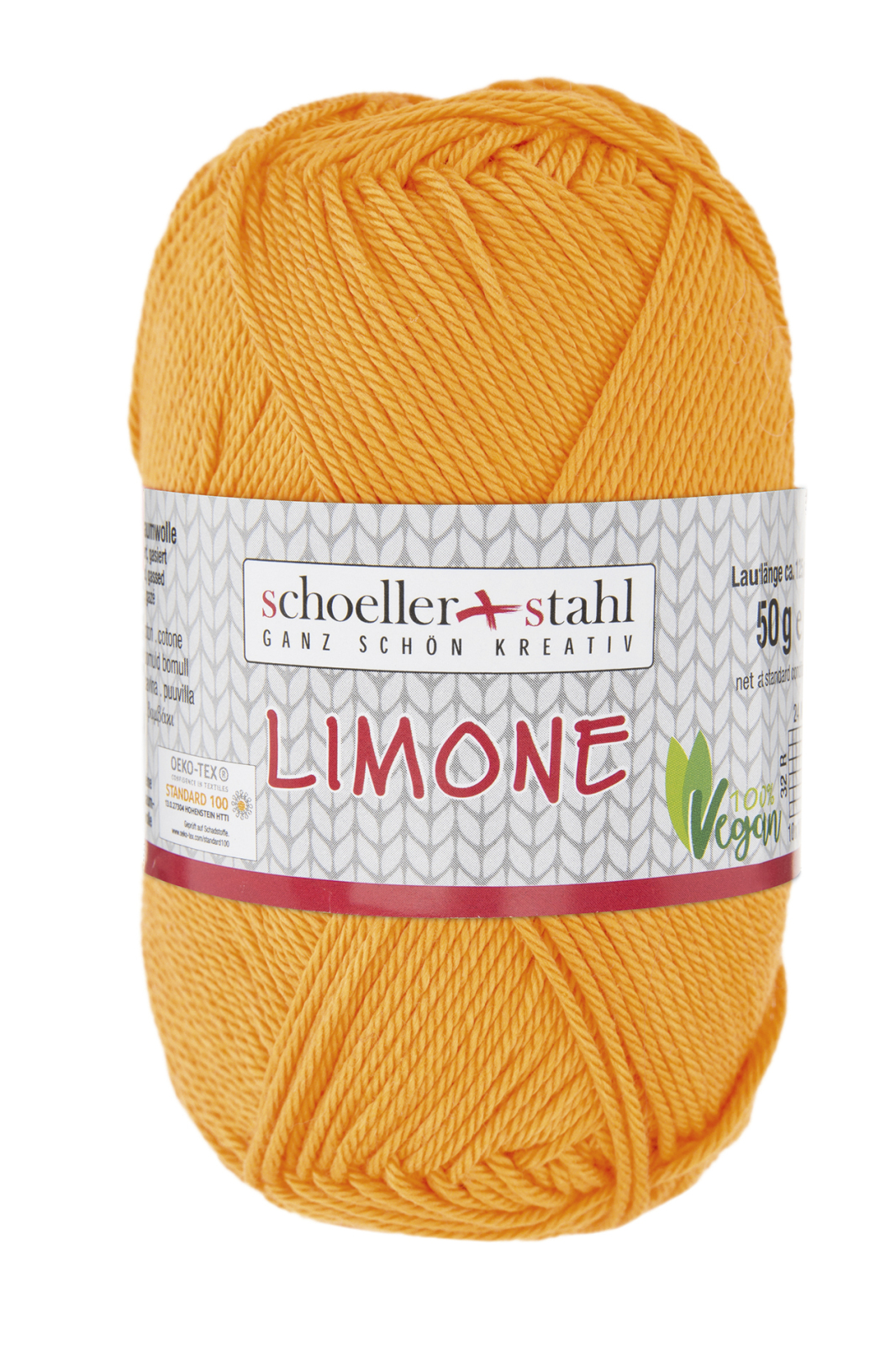 Schoeller und Stahl Baumwollgarn LIMONE - mango - 50g