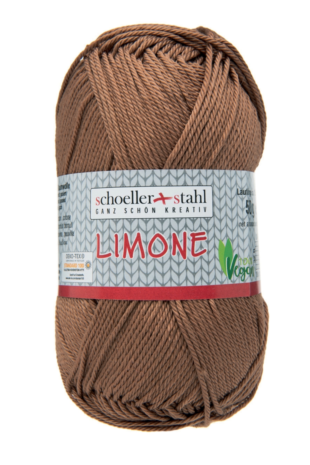 Schoeller und Stahl Baumwollgarn LIMONE - marone - 50g