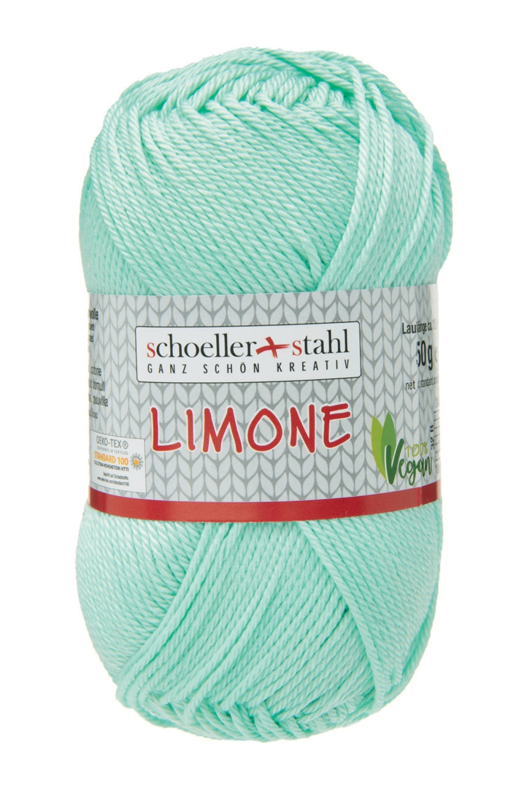 Schoeller und Stahl Baumwollgarn LIMONE - mint - 50g