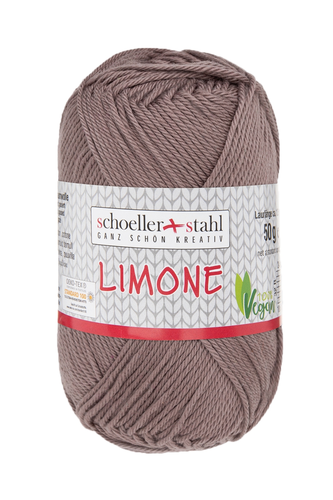Schoeller und Stahl Baumwollgarn LIMONE - mokka - 50g