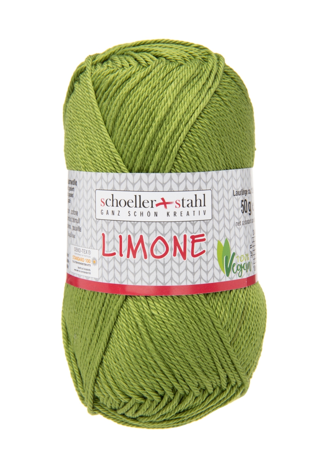 Schoeller und Stahl Baumwollgarn LIMONE - moos - 50g