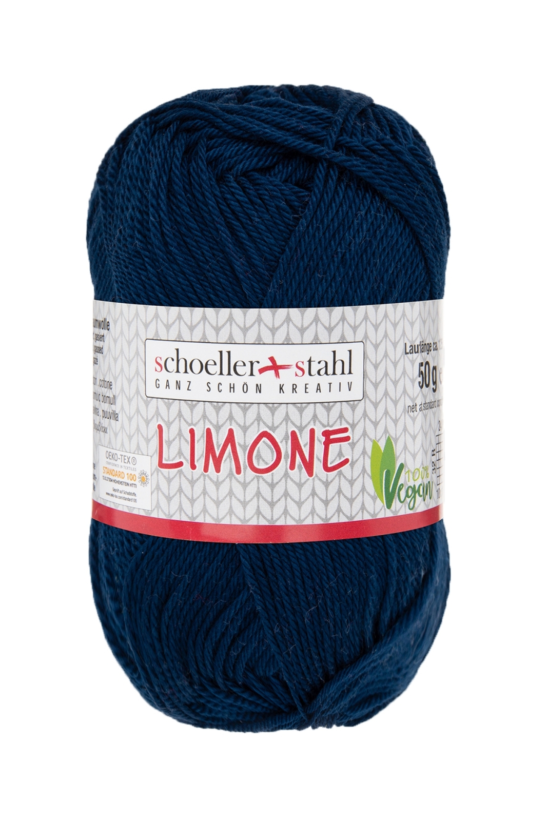 Schoeller und Stahl Baumwollgarn LIMONE - navy - 50g