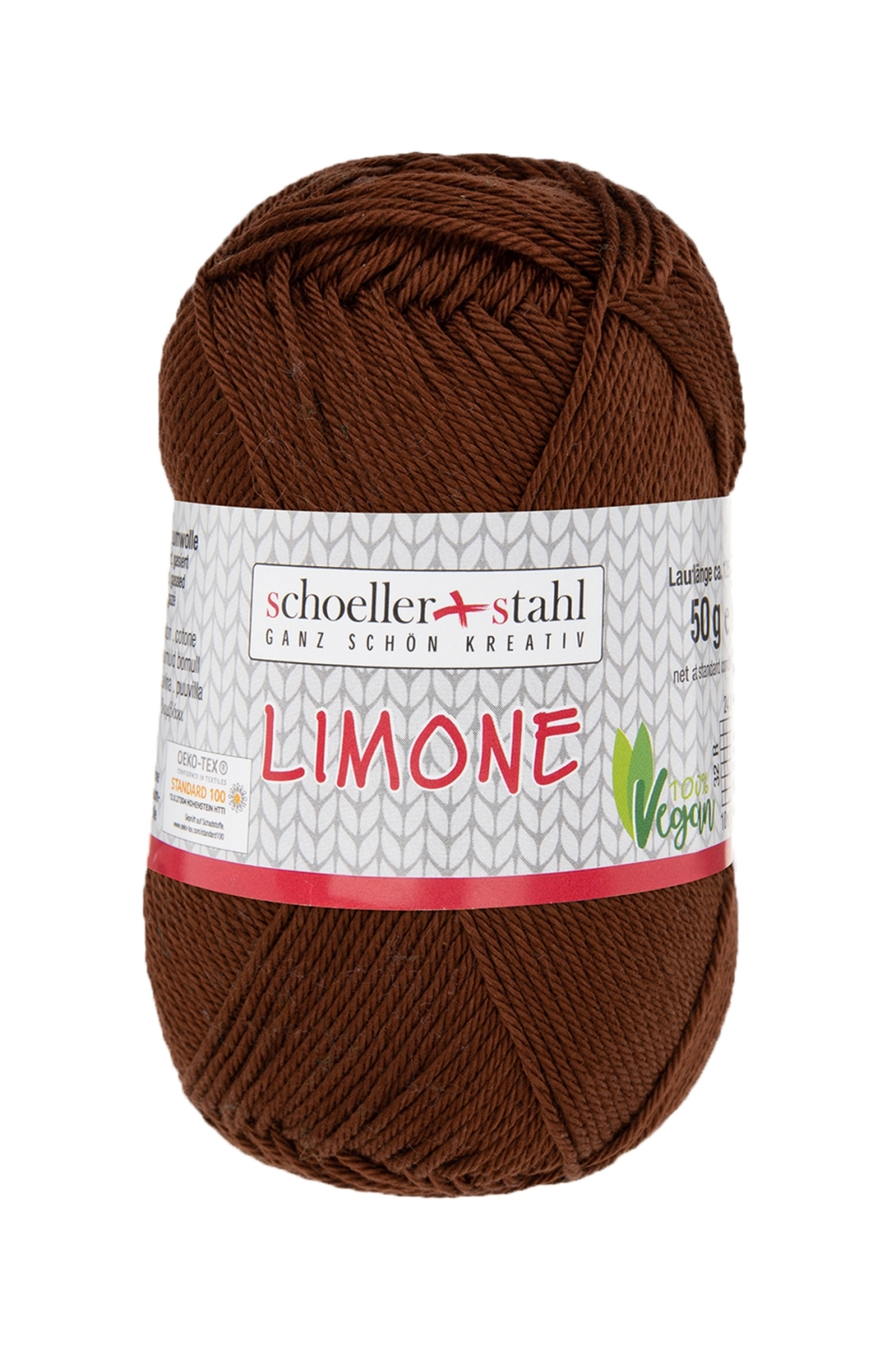Schoeller und Stahl Baumwollgarn LIMONE - nuss - 50g
