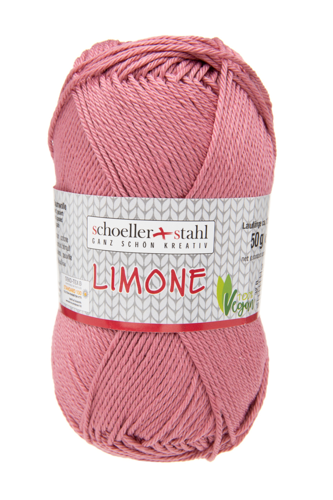 Schoeller und Stahl Baumwollgarn LIMONE - rouge - 50g