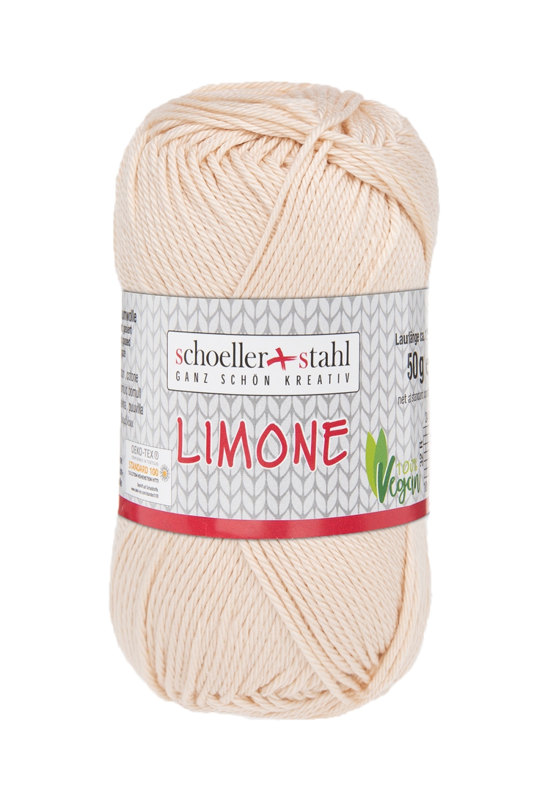 Schoeller und Stahl Baumwollgarn LIMONE - sand - 50g