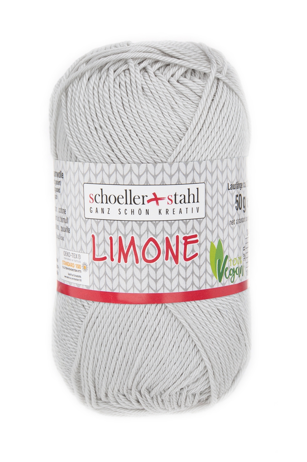 Schoeller und Stahl Baumwollgarn LIMONE - silber - 50g