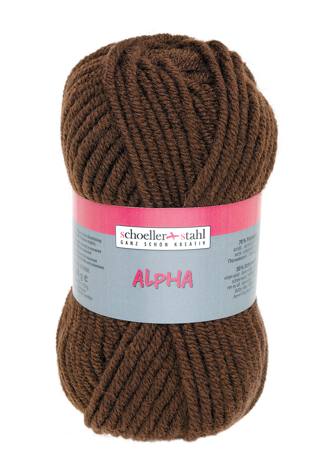 Schoeller und Stahl Garn ALPHA - kaffee - 50g