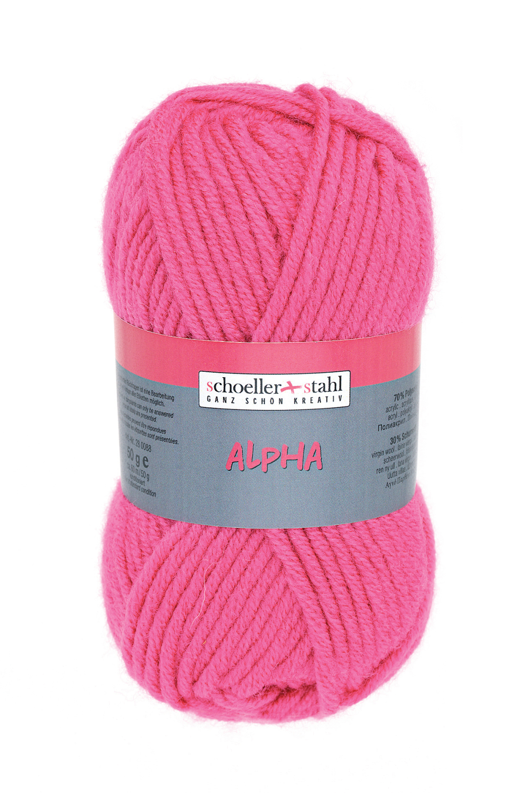 Schoeller und Stahl Garn ALPHA - neonpink - 50g