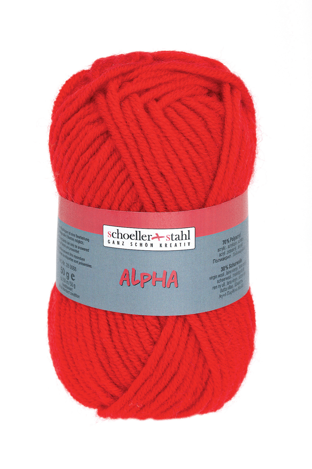 Schoeller und Stahl Garn ALPHA - rot - 50g