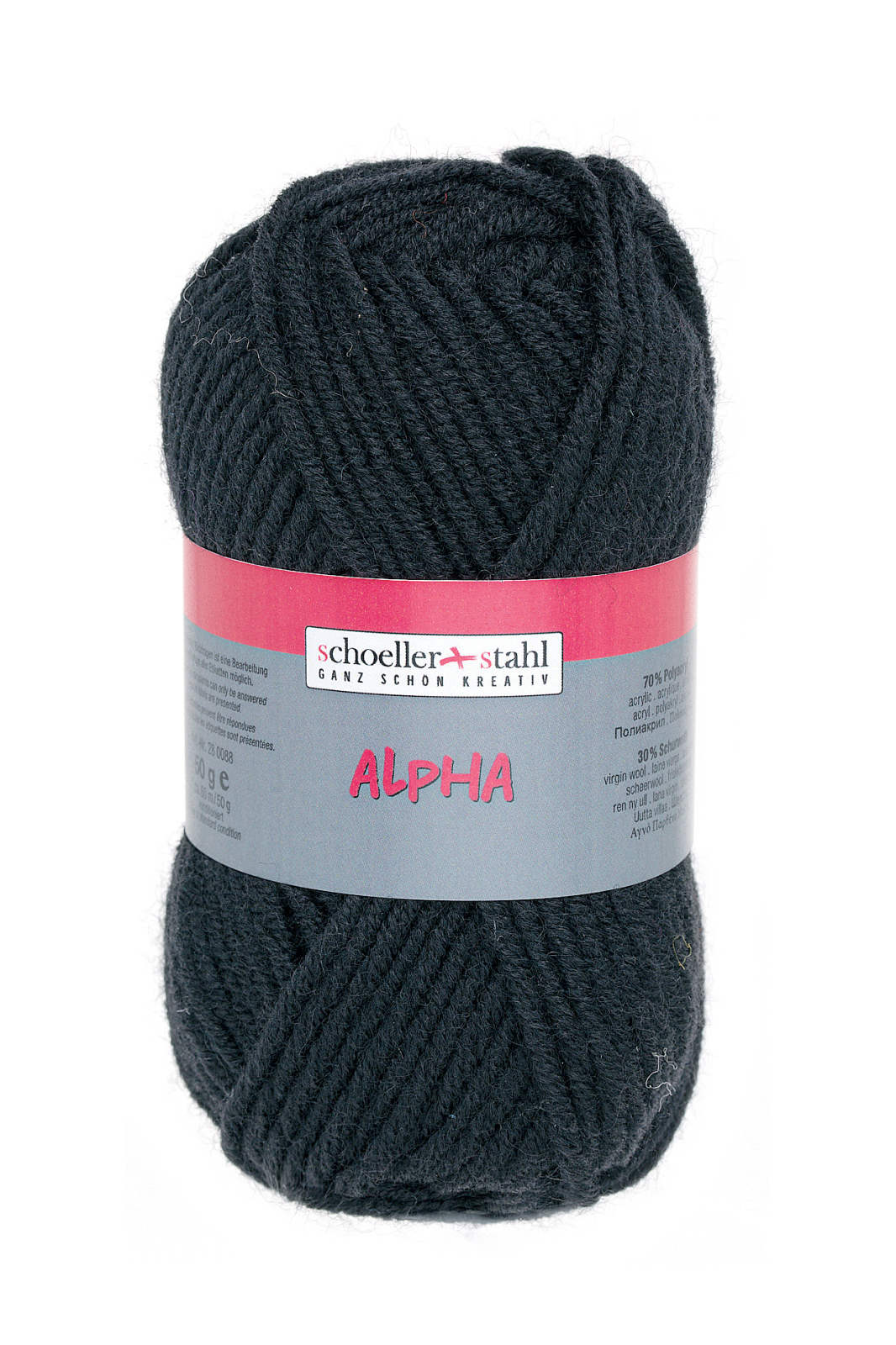 Schoeller und Stahl Garn ALPHA - schwarz - 50g
