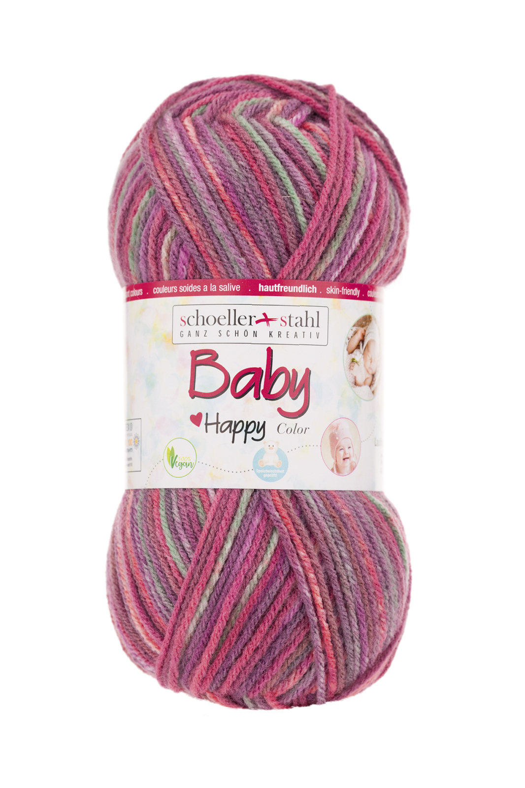 Schoeller und Stahl Garn BABY HAPPY COLOR - anemone - 50g