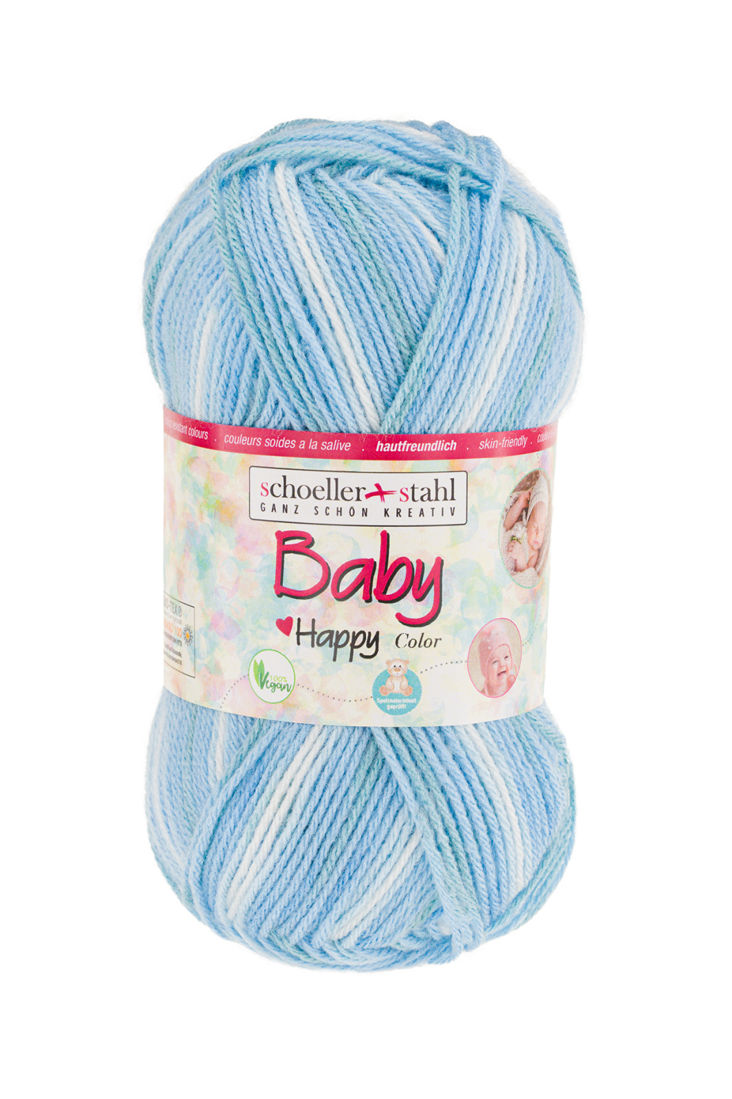 Schoeller und Stahl Garn BABY HAPPY COLOR - aqua - 50g