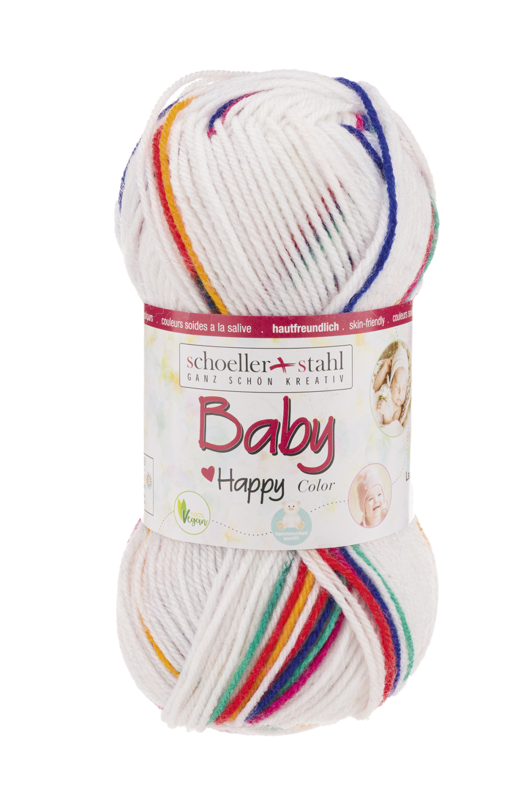 Schoeller und Stahl Garn BABY HAPPY COLOR - clown - 50g