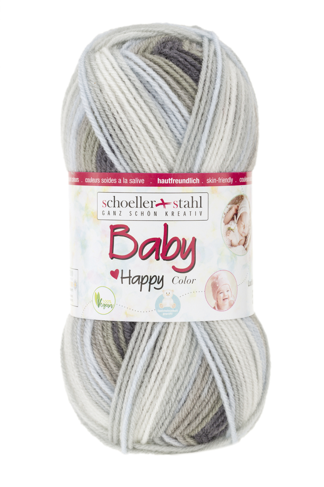 Schoeller und Stahl Garn BABY HAPPY COLOR - grey - 50g