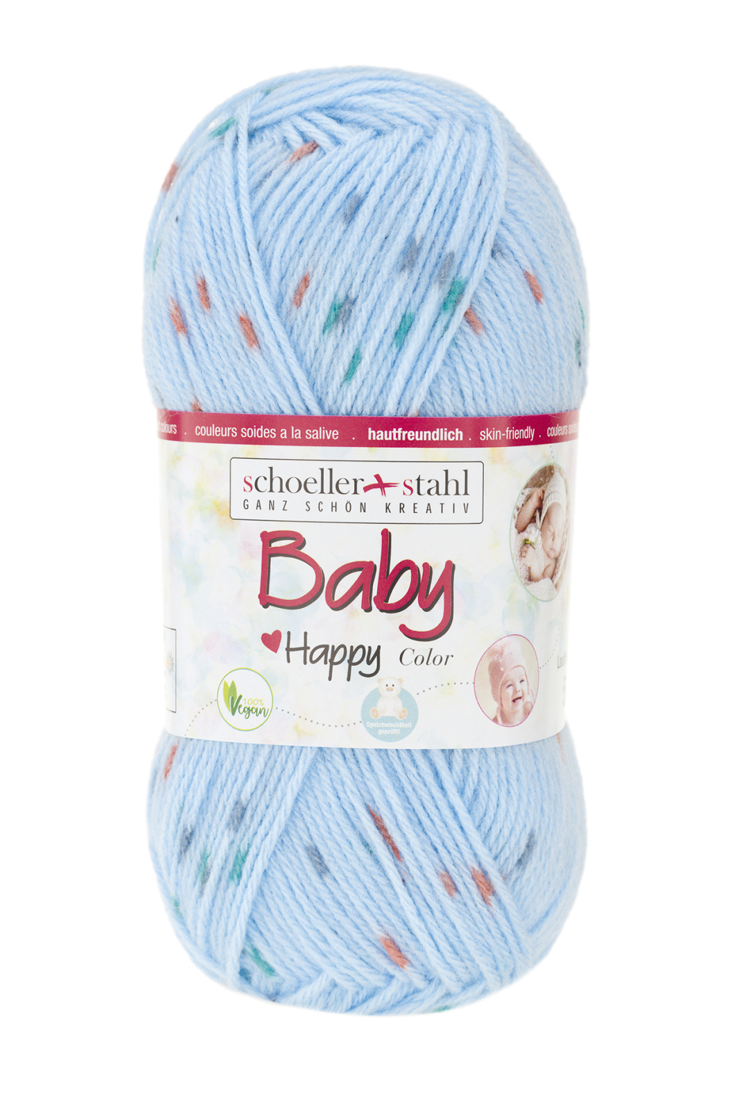 Schoeller und Stahl Garn BABY HAPPY COLOR - himmel - 50g