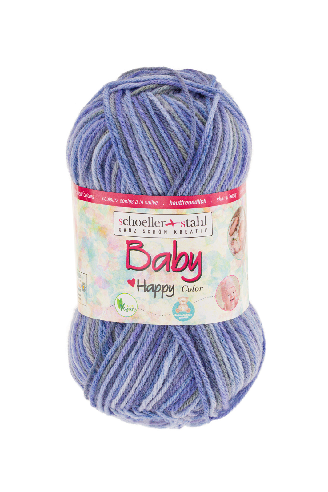 Schoeller und Stahl Garn BABY HAPPY COLOR - jeans - 50g