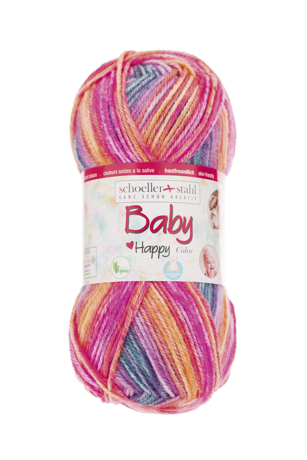 Schoeller und Stahl Garn BABY HAPPY COLOR - tausendschön - 50g