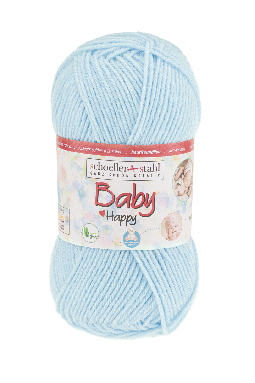 Schoeller und Stahl Garn BABY HAPPY - hellblau - 50g