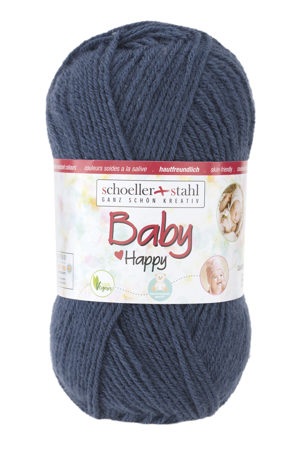 Schoeller und Stahl Garn BABY HAPPY - marine - 50g