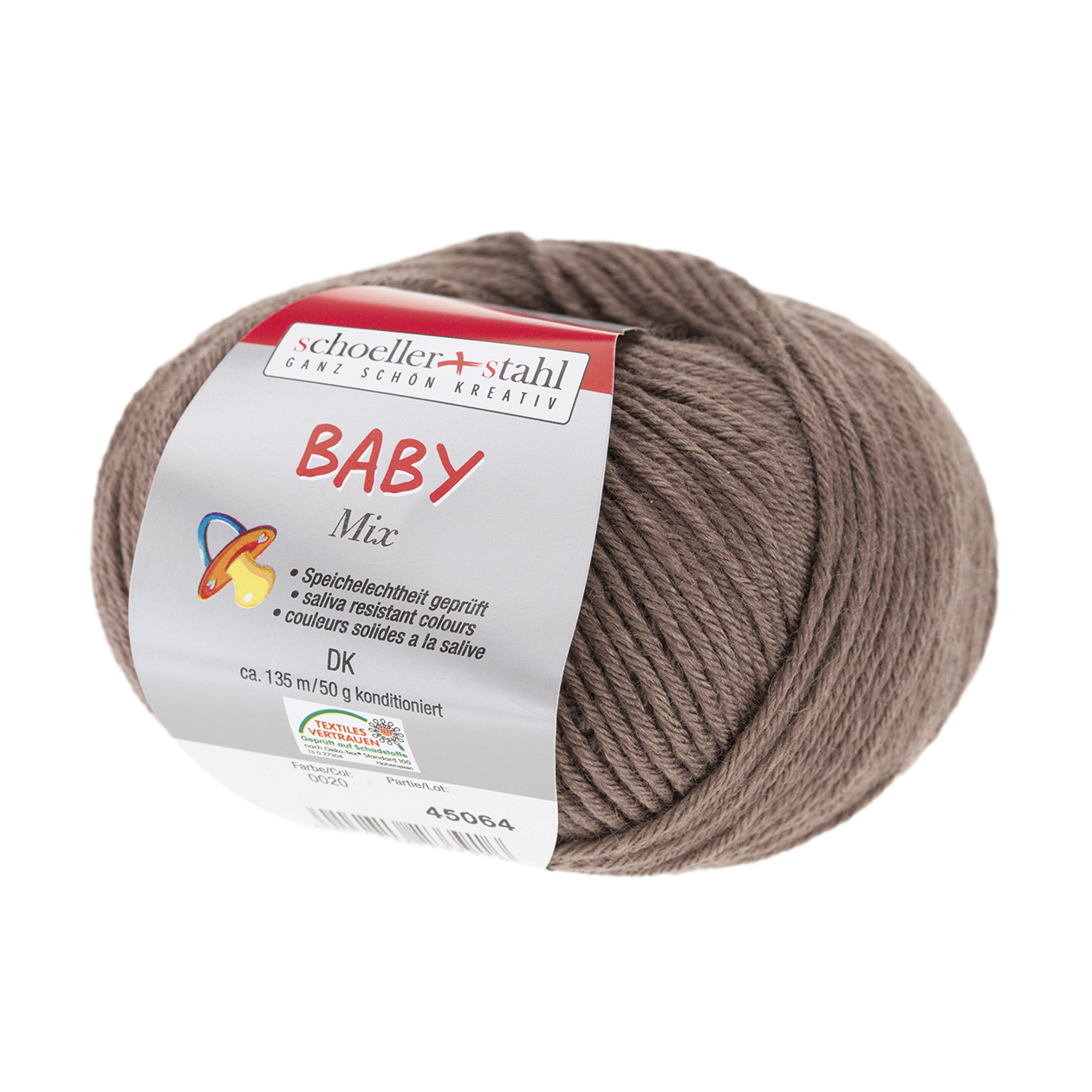 Schoeller und Stahl Garn BABY MIX - braun - 50g