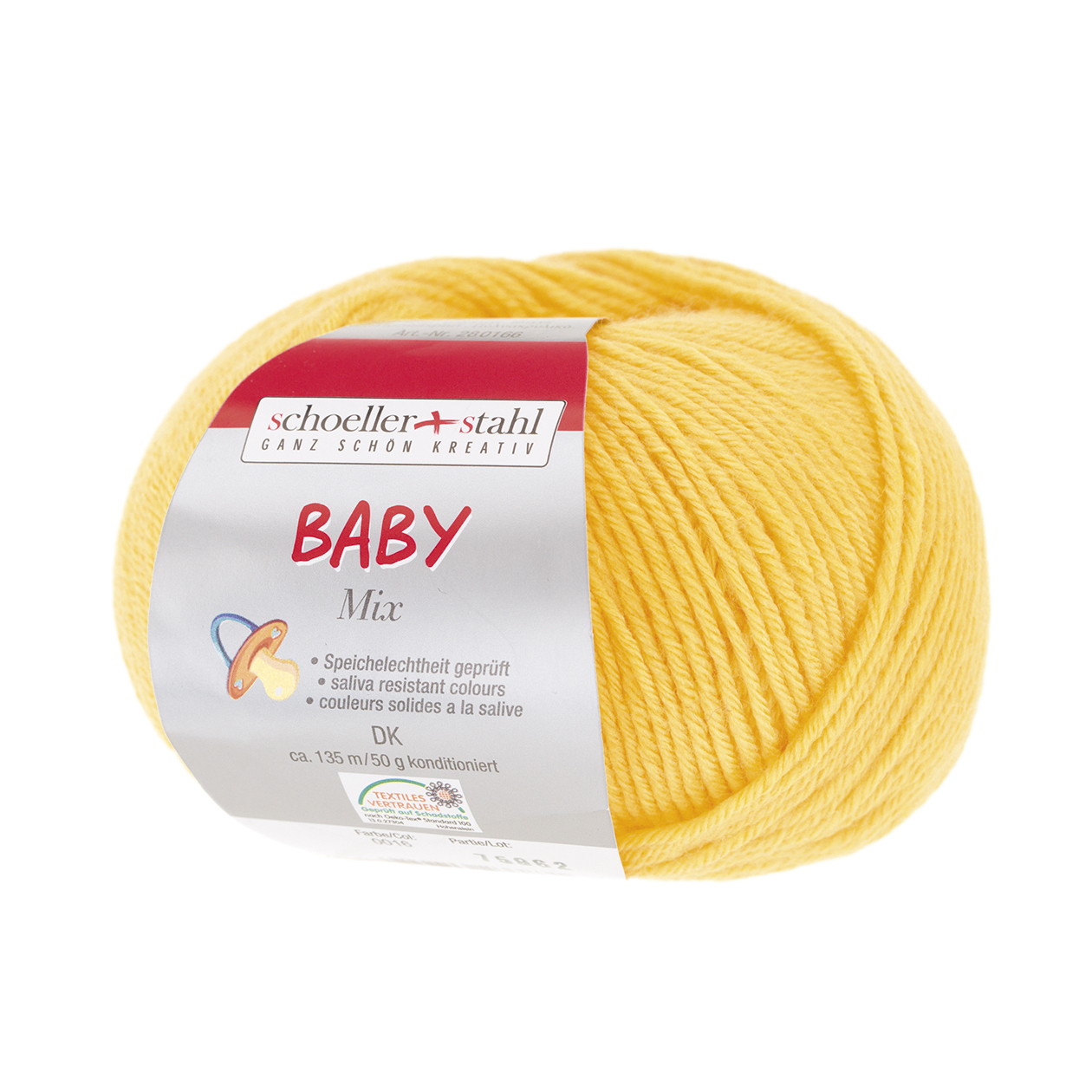 Schoeller und Stahl Garn BABY MIX - gelb - 50g
