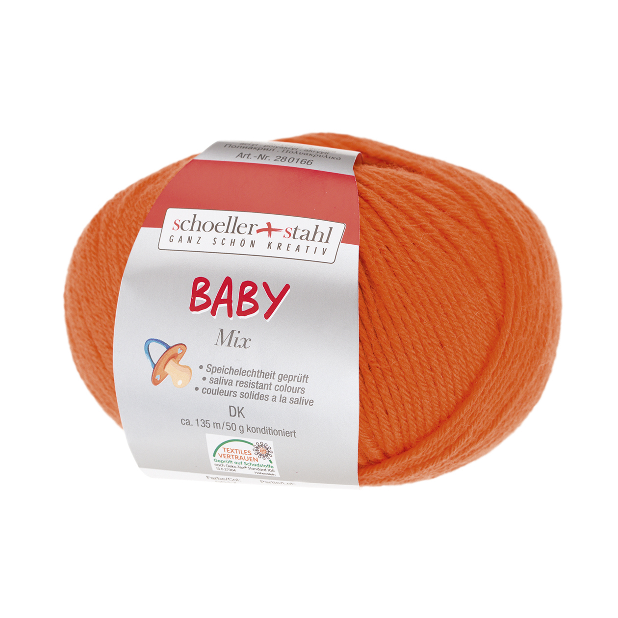 Schoeller und Stahl Garn BABY MIX - orange - 50g