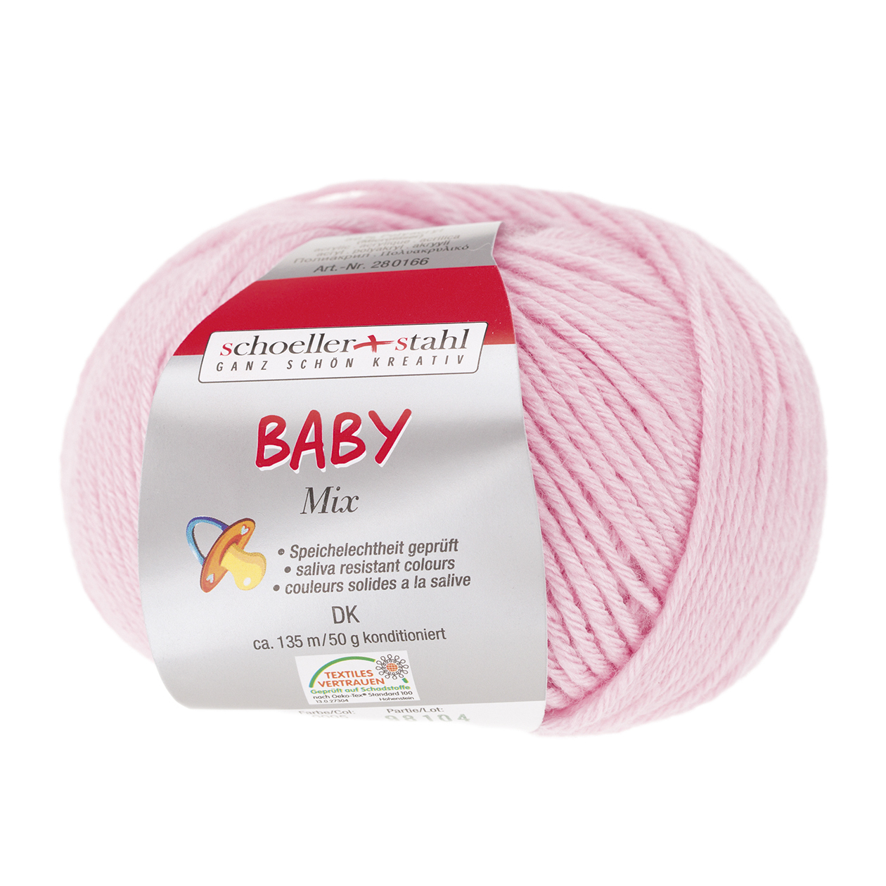 Schoeller und Stahl Garn BABY MIX - rosa - 50g