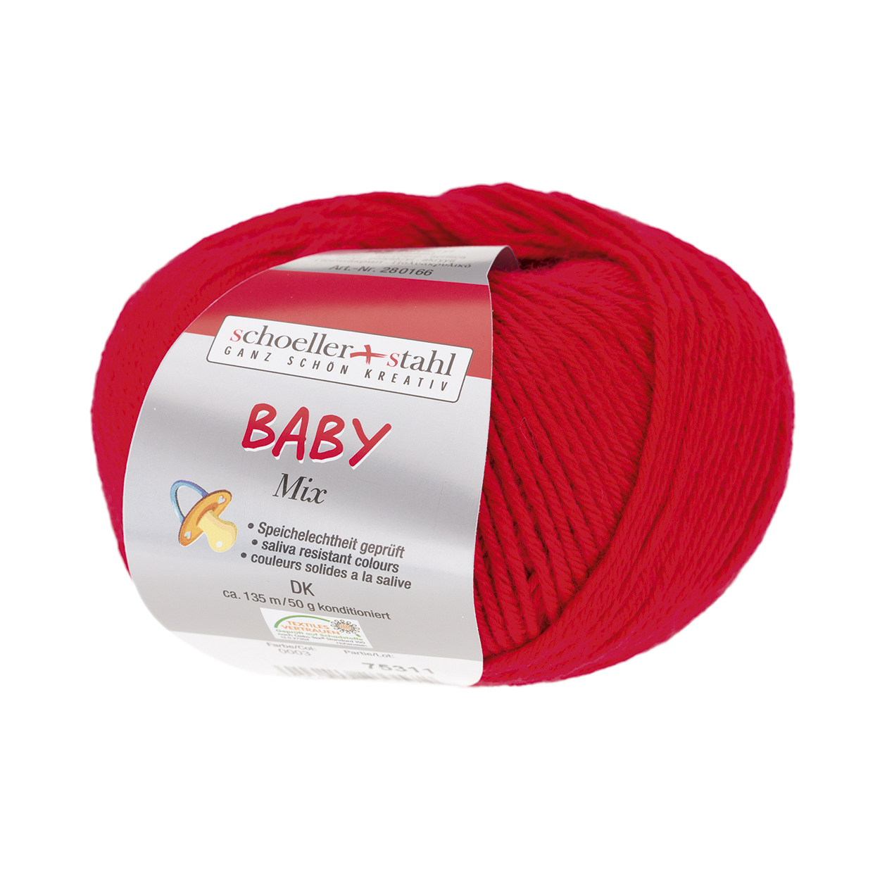 Schoeller und Stahl Garn BABY MIX - rot - 50g