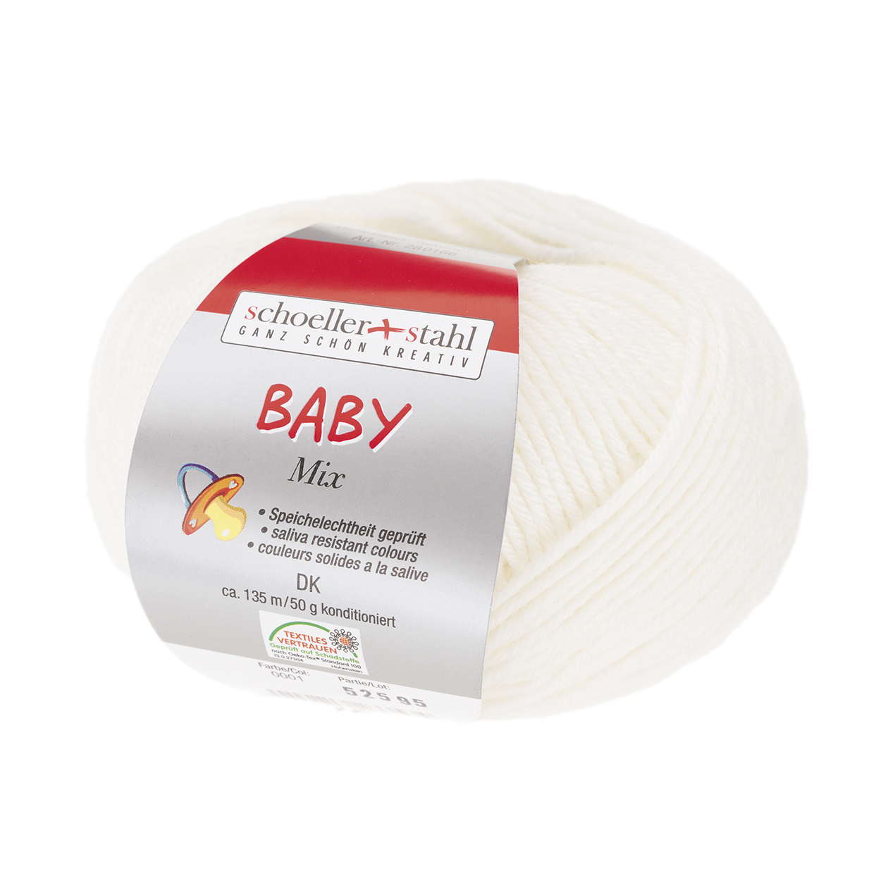 Schoeller und Stahl Garn BABY MIX - weiß - 50g