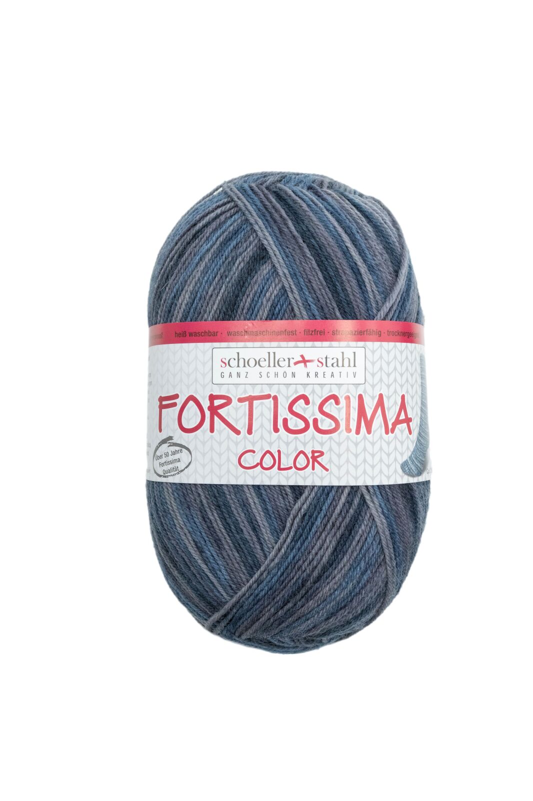 Schoeller und Stahl Garn FORTISSIMA - anthrazit - 4-fach color - 100g