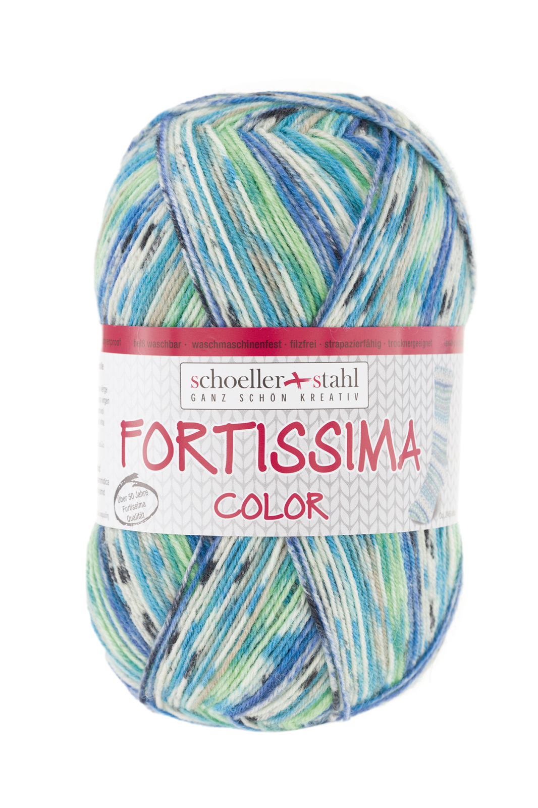 Schoeller und Stahl Garn FORTISSIMA - atoll - 4-fach color - 100g