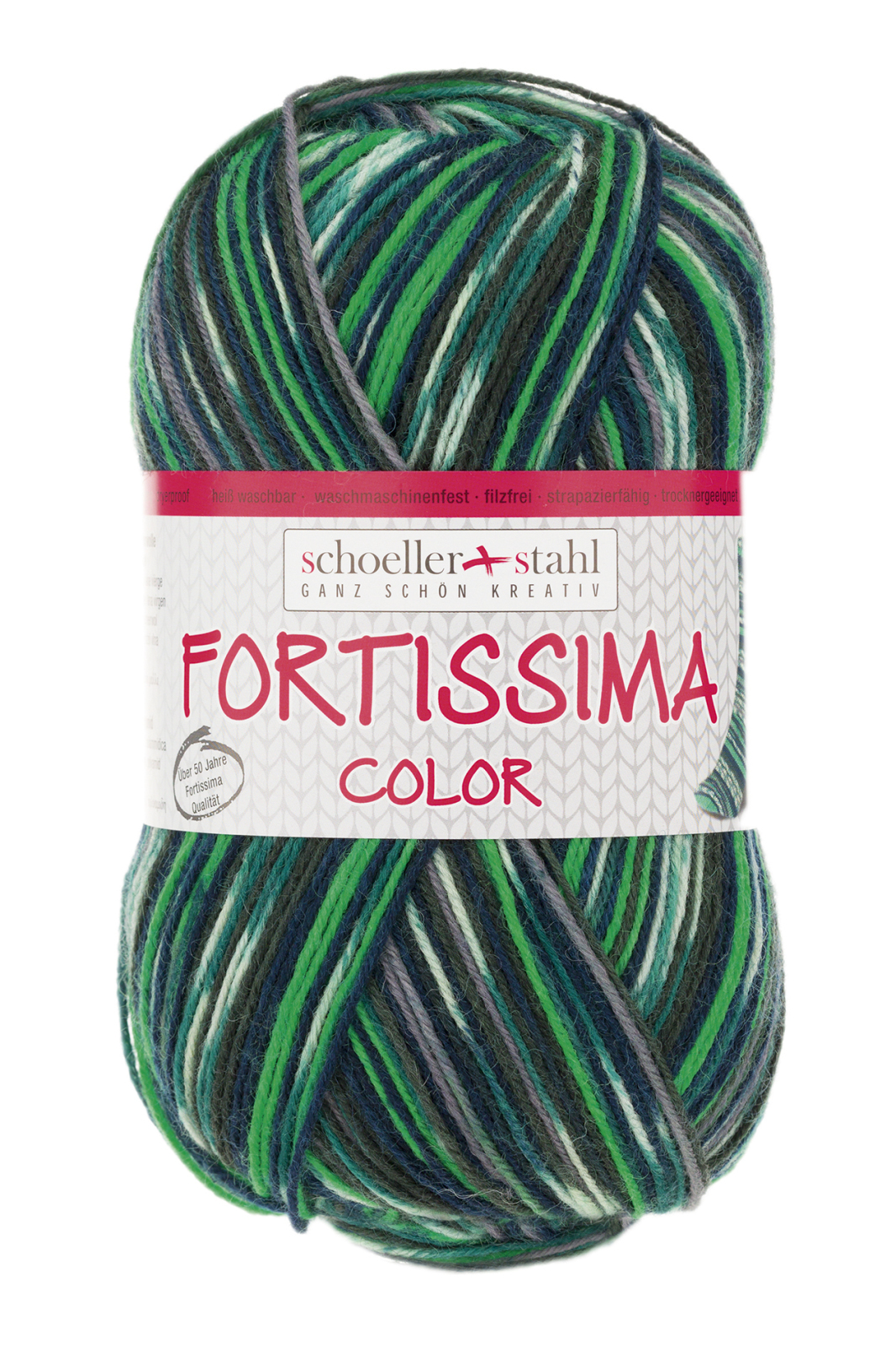 Schoeller und Stahl Garn FORTISSIMA - gras - 4-fach color - 100g