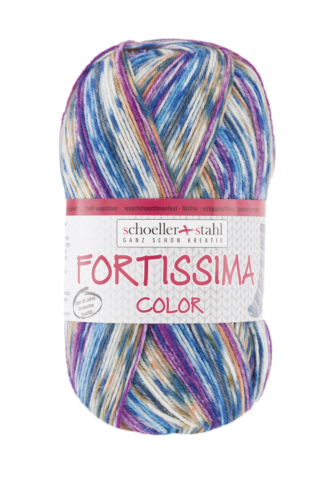 Schoeller und Stahl Garn FORTISSIMA - hollunder - 4-fach color - 100g