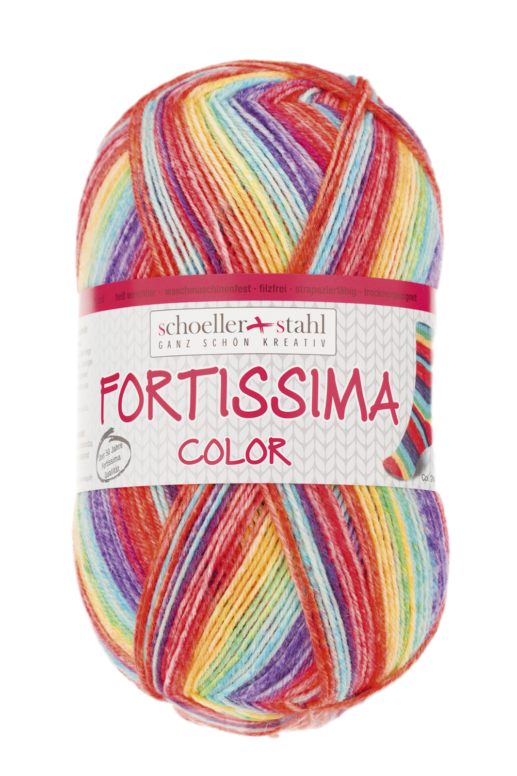 Schoeller und Stahl Garn FORTISSIMA - mango - 4-fach color - 100g