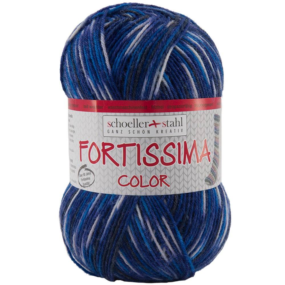 Schoeller und Stahl Garn FORTISSIMA - marine - 4-fach color - 100g